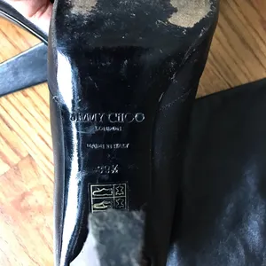 Jimmy Choo Black Knee-High Leather Boots thumbnail 3