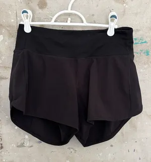 Lululemon Speed Up Short Long 4", Black thumbnail 1
