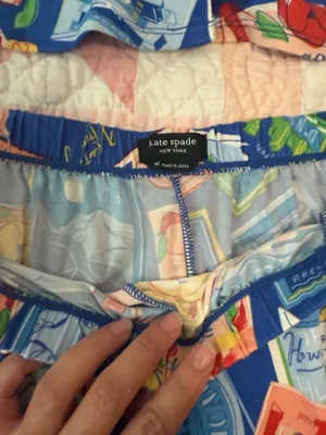 Kate Spade New York Short Sleeve Notch Boxer PJ Set (On The Road) Women's Pajama Sets thumbnail 2