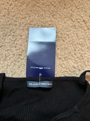 Brandy Melville Black Tank Top thumbnail 3