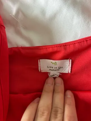 Red tank bodysuit Size XS thumbnail 2
