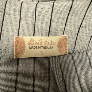 2131 | Altar'd State Pinstripe Stretch Mini Skirt Grey Women Size S thumbnail 5