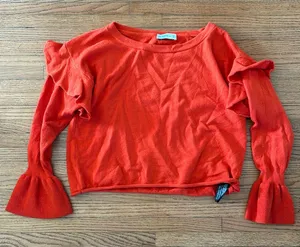 Zara Ruffle Sweater thumbnail 1