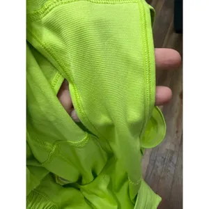 Lululemon Hotty‎ Hot High Rise Lined Shorts Neon Yellow Size 12 Activewear thumbnail 9