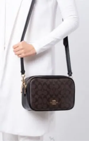Coach Jes Brown Logo Crossbody Bag thumbnail 1