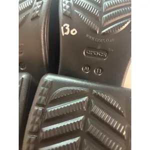 Crocs black heeled clogs size 11 thumbnail 6