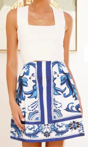 Billy J Skirt Blue thumbnail 3