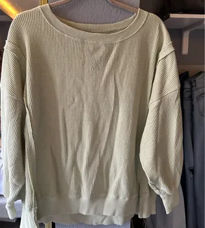 American eagle waffle crewneck  thumbnail 1