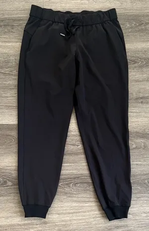 lululemon Black Jogger High rise Athletic Pants 8 thumbnail 1