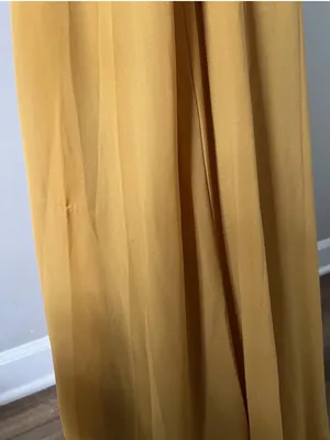 Lulu's Mustard Yellow Sleeveless V‑Neck Maxi Dress Size XS thumbnail 4