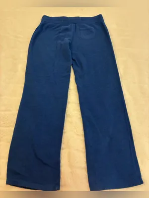 Women’s Hollister Co. Blue Sweatpants with Yellow Logo Size X-Small thumbnail 3