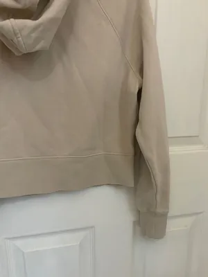 Universal Thread Cropped Pullover Hoodie in Beige thumbnail 9