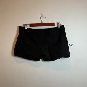 Patagonia Board Shorts Black Lace Up Side Pocket Womens 10 Swim Surf Beach thumbnail 4