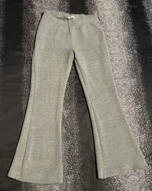 Womens small American Eagle ribbed flare lounge pants thumbnail 1