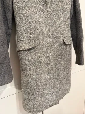 Armani Exchange Two-Tone Gray Wool-Blend Coat thumbnail 2