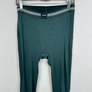 SKIMS L/G Ribbed Long Sleeve Leggings‎ Forest Green Lounge Sleep Athleisure thumbnail 3