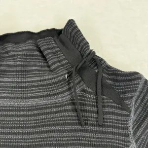 prAna Women Black Gray Striped Wool‎ Blend Funnel Neck Sweater Dress Small thumbnail 7