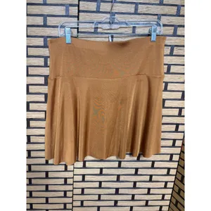 Free People Brown Mini Skirt‎ Size XL thumbnail 2