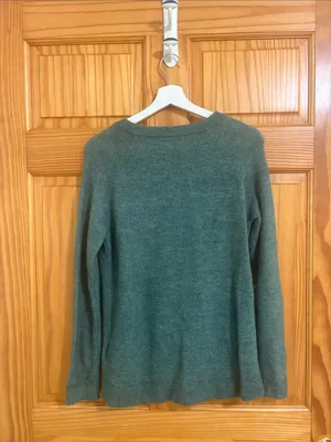 Abercrombie & Fitch Size Small Green Vintage Y2K knitted Sweater thumbnail 5