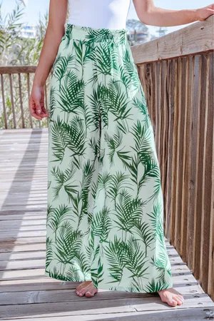 Cupshe Tropical Breezy Wide Leg Pants thumbnail 3