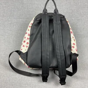 Juicy Couture Backpack White Pink Rose Floral Multi Zip Coquette Y2K Style thumbnail 5