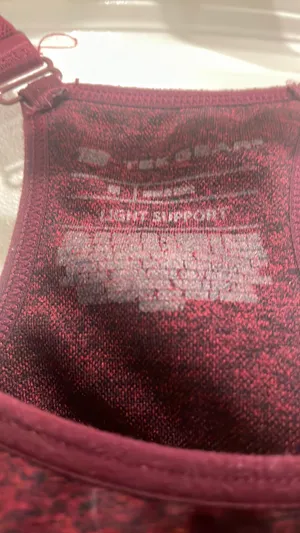 Tek Gear Burgundy Sports Bra thumbnail 3