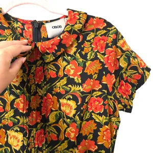 ASOS Floral Skater Mini Dress‎ Sz 6 thumbnail 5