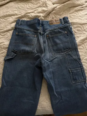Cargo denim pants Blue Size 24 thumbnail 2