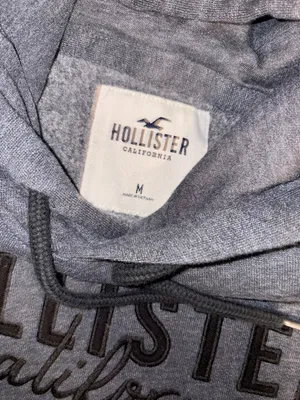 Hollister Ombre Dark Gray to White Pullover Hoodie thumbnail 2