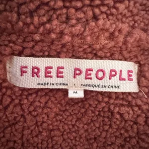 Free People Western Bohemian Retro 70s Faux Sherpa Suede Diogo Coat Size Medium thumbnail 10