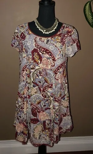 Anthropologie Silence + Noise Floral Dress thumbnail 1