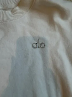 Alo White Crewneck Yoga Accolade thumbnail 4