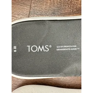 Apple Bottoms Toms Womens Mallow Cement XXL Abstract Leo Repreve Matte Woven Slide Sz 8 EUC! thumbnail 4