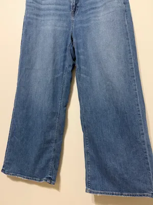 American Eagle Super High Rise Baggy Wide Leg Jeans Size 14 thumbnail 5