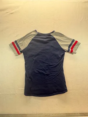 ‘47 Cleveland Indians Rally Together Women’s V Neck T Shirt Navy Gray M MLB thumbnail 6