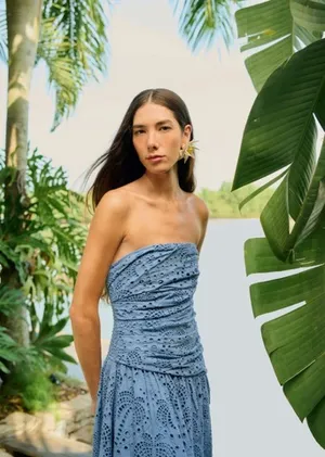 Farm rio laise maxi dress thumbnail 2