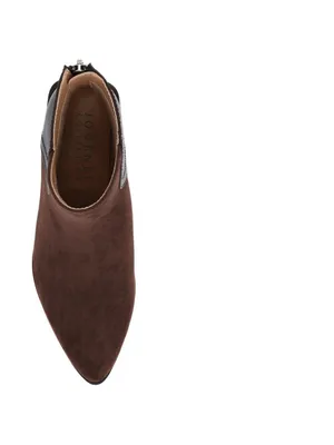 NWT Journee Collection Womens Comfort Foam Consuello Booties Faux Suede Brown 8W thumbnail 4