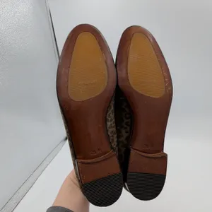 Gravati $675‎ Womens Leopard Print Suede Loafers Handmade Italy Brown 4663 8.5M thumbnail 7