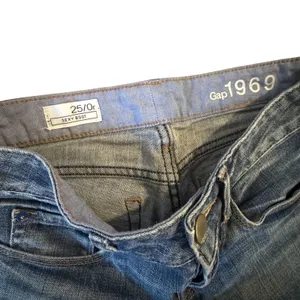 Gap 1969‎ Sexy Boot Jeans Medium Wash Blue Denim Stretch Low Rise 25/0r 0 R Y2K thumbnail 3