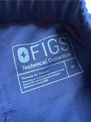 Figs Technical Collection Scrubs Navy Pants Style TM3001 Cairo Cargo Size Medium thumbnail 12
