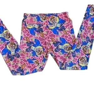 Women’s One Size Disney Leggings • Beauty & The Beast Leisurewear NWOT thumbnail 10