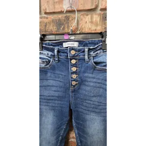 Zenana Button Fly Stretch Jeans Size 29 Skinny thumbnail 4