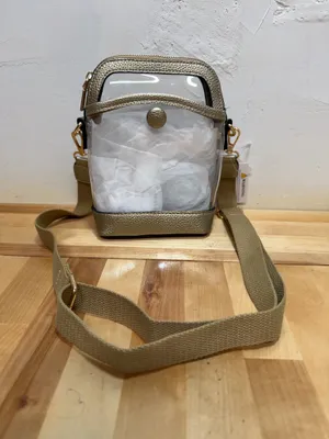 Game day clear crosssbody bag Gold thumbnail 3