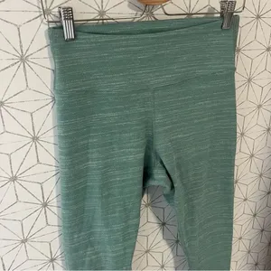 Nobull Marled Teal Crop Legging thumbnail 2