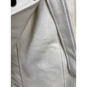 Guess Wool Blend Peacoat Womens Small Cream Double Breasted‎ Belted thumbnail 4