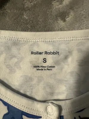 Roller Rabbit Pajamas Monkey Blue long sleeve set small thumbnail 3