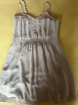 Kimchi Blue Dusty Lilac Lace-Trim Slip Dress thumbnail 2