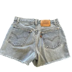 VTG Levi’s 941 Orange Tab High Waisted Denim Shorts Sz 8 Reg Fit Cut Offs thumbnail 2