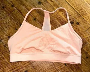 Adidas peachy Athleisure workout S sporty workout bra thumbnail 1