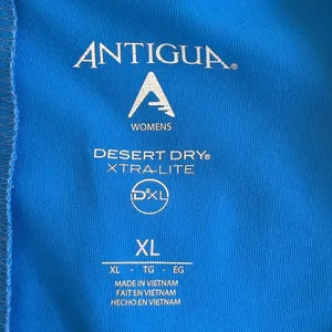 Antigua Desert Dry Xtra-Lite Blue‎ Plaid Pleated Golf Tennis Skort Womens XL thumbnail 6